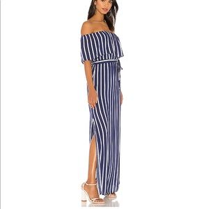 Alice and Olivia Grazi off the shoulder maxi dress